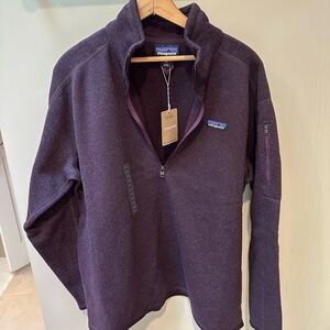 New with tags Patagonia women’s better sweater 1/4 zip